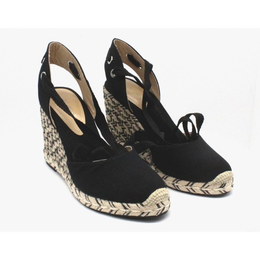 Nine West Women's Friend Tie-Up Espadrille Wedges